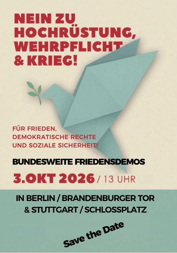 Plakat Demo 3. Okt 2026 2