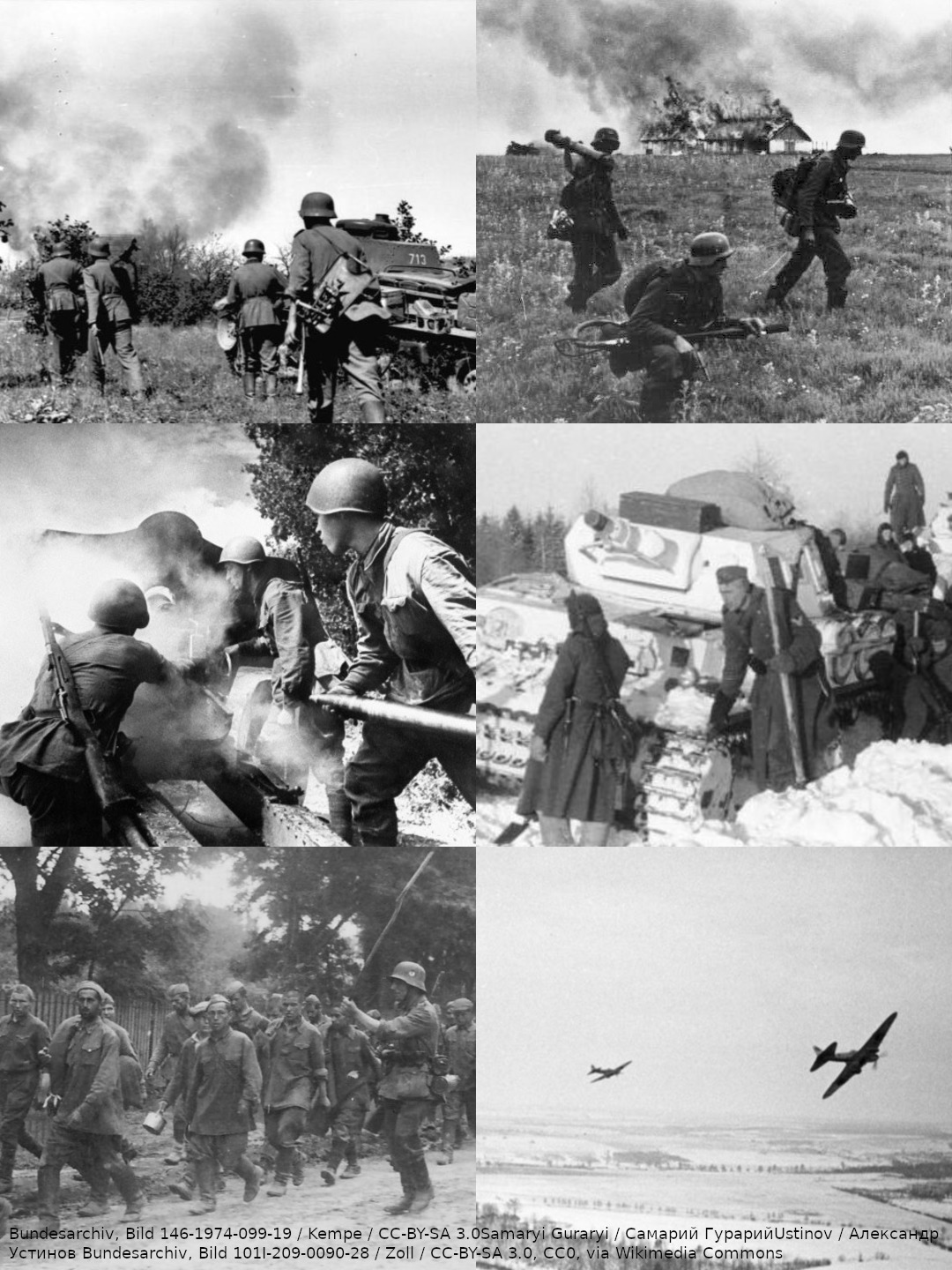 Operation Barbarossa collage