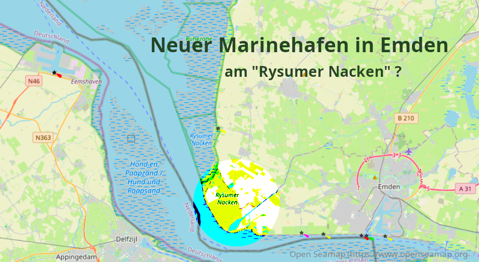 Marinehafen Rysumer Nacken Emden