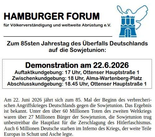 Demo Hamburg22.06.2026