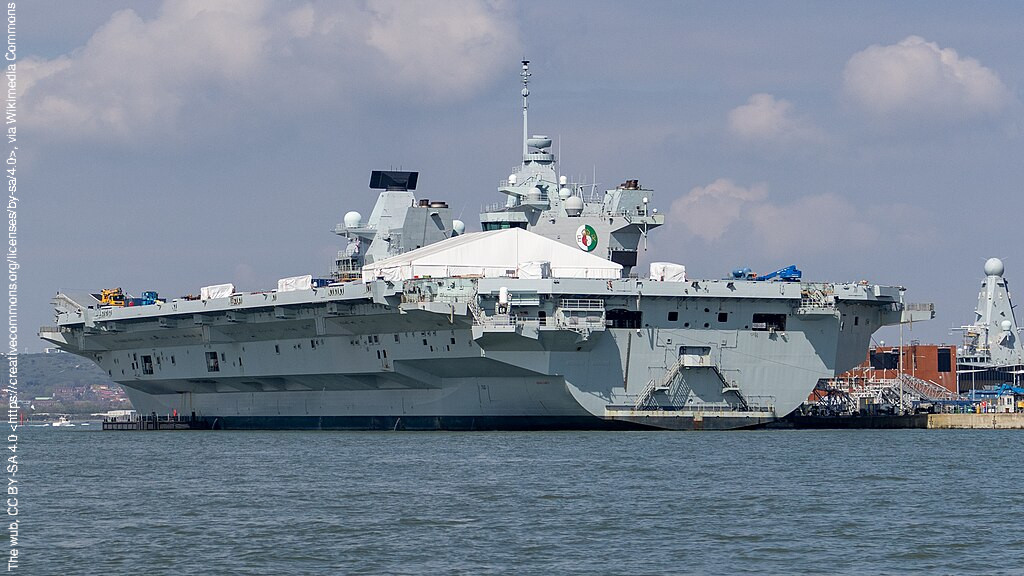 HMS Queen Elizabeth Portsmouth 2023 04 22 2
