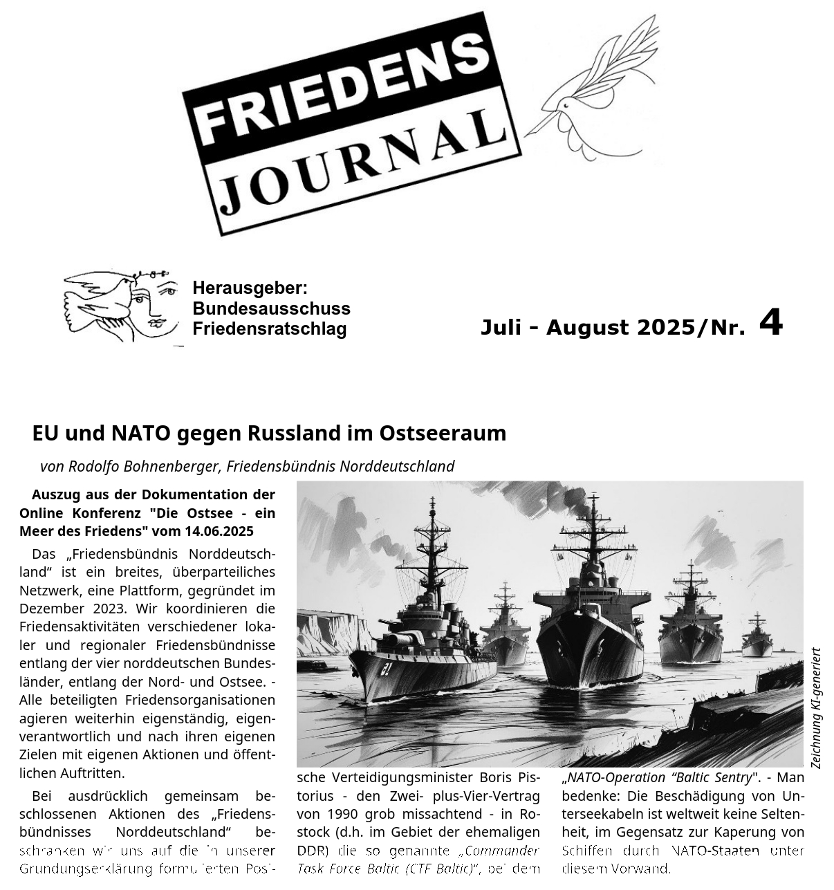 Friedensjournal