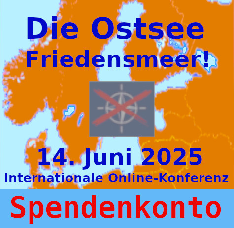 Ostsee Konferenz Spendenkontohinweis