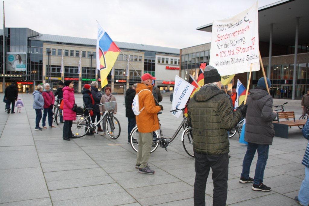 Montagsdemo Neubrandeburg