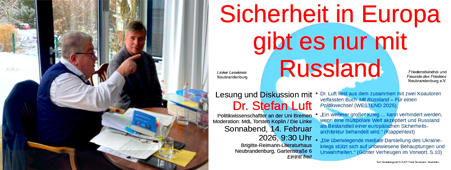 Neubrandenburg14.02.2026mitDr.StefanLuft