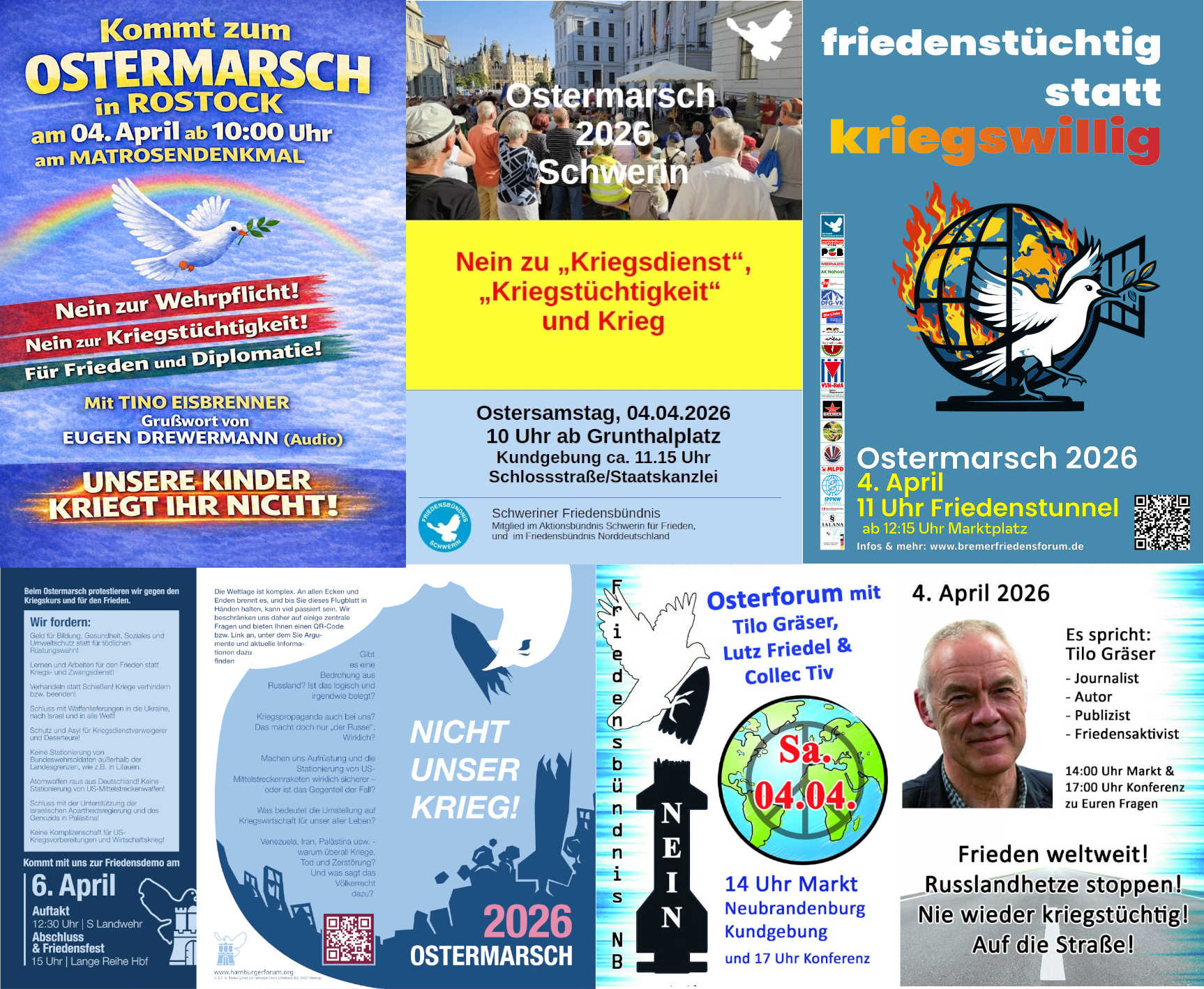 Ostermärsche2026 Collage