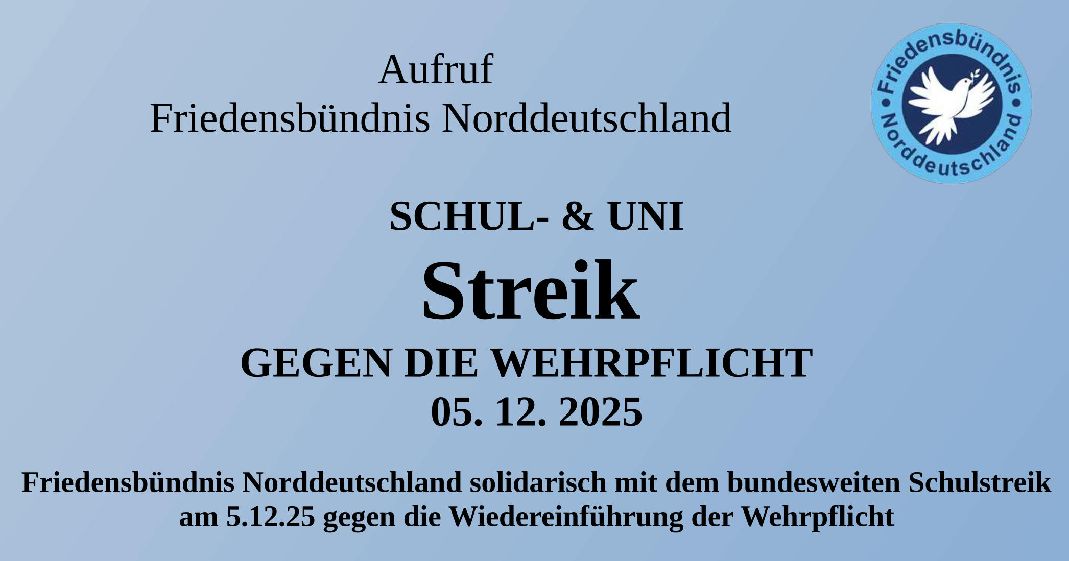 AufrufSchulstreik5.12.2025 FrieBueNORD